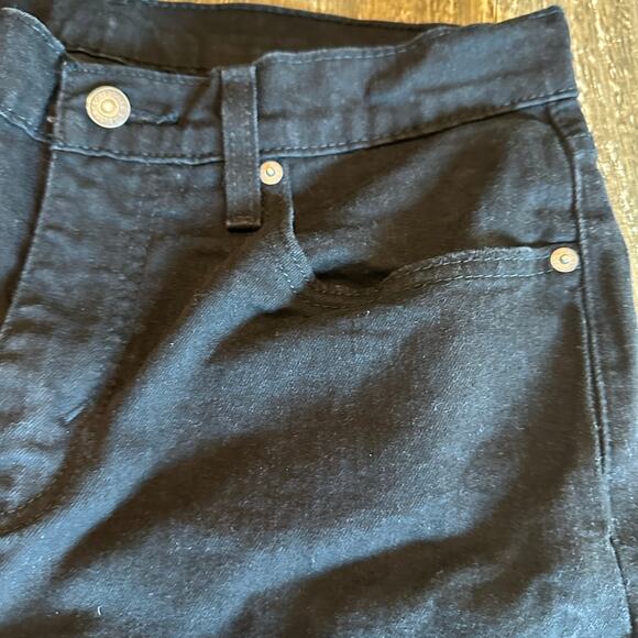 Men’s Levi’s 527 Slim Bootcut Denim Jeans Wide Leg Flare Black, 32W x 29L - Picture 4 of 12